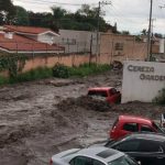 inundación en Arroyo de Santa Anita
