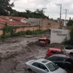 inundación en Arroyo de Santa Anita