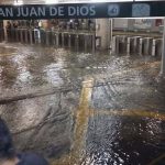 inundación estación San Juan de Di0os