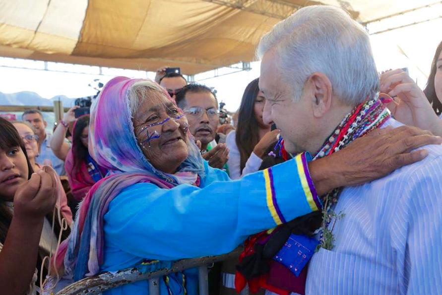 El presidente López Obrador se reunió con pueblos indígenas de Sonora este fin de semana
