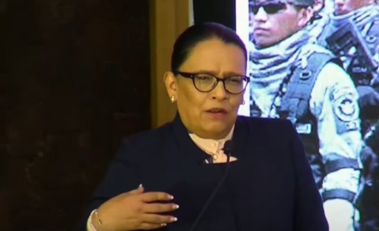 Rosa Icela Rodríguez, secretaria de Seguridad, le garantiza “seguridad” a los partidos políticos para las elecciones