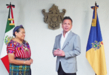 Pablo Lemus y Rigoberta Menchú impulsan cultura de paz en Jalisco